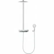 Душевая система с термостатом для настенного монтажа, GROHE Rainshower System SmartControl Mono 360, хром, (26361000)