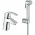 Смеситель для раковины GROHE Eurosmart с гигиеническим душем, S-size, хром (23124002) Смеситель для раковины GROHE Eurosmart с гигиеническим душем, S-size, хром (23124002)