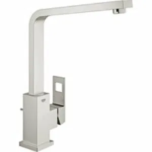 Смеситель для кухни GROHE Eurocube, суперсталь (31255DC0) Смеситель для кухни GROHE Eurocube, суперсталь (31255DC0)