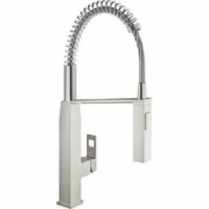 Смеситель для кухни GROHE Eurocube, суперсталь (31395DC0) Смеситель для кухни GROHE Eurocube, суперсталь (31395DC0)