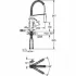 Смеситель для кухни GROHE Eurocube, суперсталь (31395DC0) Смеситель для кухни GROHE Eurocube, суперсталь (31395DC0)