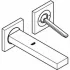 Внешняя часть смесителя для раковины GROHE Eurocube Joy на 2 отверстия, хром (19998000) Внешняя часть смесителя для раковины GROHE Eurocube Joy на 2 отверстия, хром (19998000)