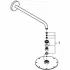 Верхний душ GROHE Rainshower Cosmopolitan 210, 16,5 л/мин, 1 режим, 422 мм, хром (26171000) Верхний душ GROHE Rainshower Cosmopolitan 210, 16,5 л/мин, 1 режим, 422 мм, хром (26171000)