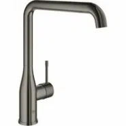 Смеситель для кухни GROHE Essence с поворотным изливом, темный графит глянец (30269A00)