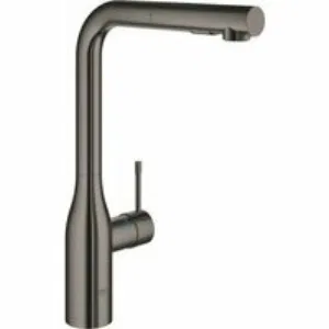 Смеситель для кухни GROHE Essence с вытяжным душем, темный графит глянец (30270A00) Смеситель для кухни GROHE Essence с вытяжным душем, темный графит глянец (30270A00)