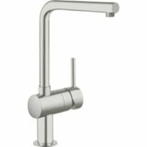 Смеситель для кухни GROHE Minta с поворотным L-изливом, суперсталь (31375DC0) Смеситель для кухни GROHE Minta с поворотным L-изливом, суперсталь (31375DC0)