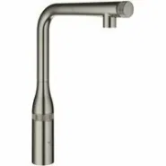 Смеситель для кухни GROHE Essence SmartControl с вытяжным изливом, темный графит матовый (31615AL0)