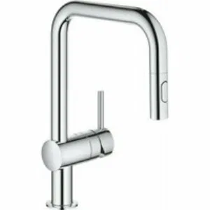 Смеситель для кухни GROHE Minta с вытяжным душем, хром (32322002) Смеситель для кухни GROHE Minta с вытяжным душем, хром (32322002)