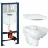 Комплект инсталляции GROHE Rapid SL 3 в 1 с унитазом Bau Ceramic и сиденьем с микролифтом (NW0116) Комплект инсталляции GROHE Rapid SL 3 в 1 с унитазом Bau Ceramic и сиденьем с микролифтом (NW0116)