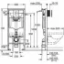 Комплект инсталляции GROHE Bau Ceramic с унитазом (NW0121) Комплект инсталляции GROHE Bau Ceramic с унитазом (NW0121)