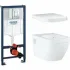 Комплект инсталляции GROHE Rapid SL 3 в 1 с унитазом Euro Ceramic и сиденьем (NW0135) Комплект инсталляции GROHE Rapid SL 3 в 1 с унитазом Euro Ceramic и сиденьем (NW0135)