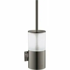 Туалетный ёршик GROHE Allure с держателем, темный графит глянец (40340A01) Туалетный ёршик GROHE Allure с держателем, темный графит глянец (40340A01)