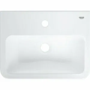 Раковина подвесная GROHE Bau Edge 45 см, альпин-белый (39806000) Раковина подвесная GROHE Bau Edge 45 см, альпин-белый (39806000)