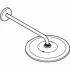 Верхний душ GROHE Rainshower Mono 310, 9,5 л/мин, 1 режим, 422 мм, фантомный черный (22121KF0) Верхний душ GROHE Rainshower Mono 310, 9,5 л/мин, 1 режим, 422 мм, фантомный черный (22121KF0)