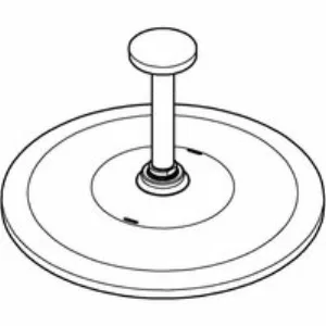 Верхний душ GROHE Rainshower Mono 310, 9,5 л/мин, 1 режим, 142 мм, фантомный черный (22122KF0) Верхний душ GROHE Rainshower Mono 310, 9,5 л/мин, 1 режим, 142 мм, фантомный черный (22122KF0)