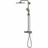 Душевая система GROHE Rainshower SmartActive 310 с термостатом для душа, темный графит глянцевый (26836A00) Душевая система GROHE Rainshower SmartActive 310 с термостатом для душа, темный графит глянцевый (26836A00)