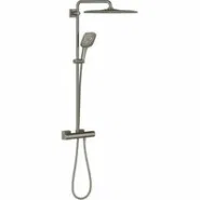 Душевая система GROHE Rainshower SmartActive 310 Cube с термостатом для душа, темный графит матовый (26837AL0)