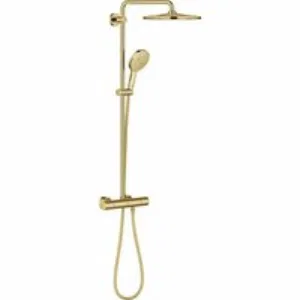Душевая система GROHE Rainshower SmartActive 310 с термостатом для душа, холодный рассвет глянец (26836GL0) Душевая система GROHE Rainshower SmartActive 310 с термостатом для душа, холодный рассвет глянец (26836GL0)