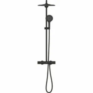 Душевая система GROHE Rainshower SmartActive 310 с термостатом для душа, фантомный черный (22119KF0) Душевая система GROHE Rainshower SmartActive 310 с термостатом для душа, фантомный черный (22119KF0)