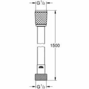Душевой шланг GROHE Relexaflex 1500 мм, белый (28151L02) Душевой шланг GROHE Relexaflex 1500 мм, белый (28151L02)