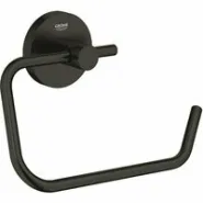 Держатель для туалетной бумаги без крышки GROHE Start, матовый чёрный (412002430)