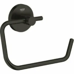 Держатель для туалетной бумаги без крышки GROHE Start, матовый чёрный (412002430) Держатель для туалетной бумаги без крышки GROHE Start, матовый чёрный (412002430)