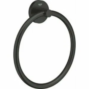 Кольцо для полотенца GROHE Start Ø 180 мм, матовый чёрный (411742430) Кольцо для полотенца GROHE Start Ø 180 мм, матовый чёрный (411742430)