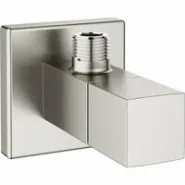 Угловой вентиль GROHE Universal Cube, 1/2x3/8, суперсталь (22012DC0)