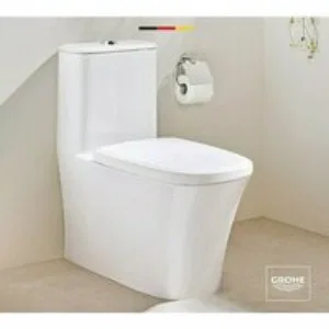 Унитаз-моноблок напольный GROHE Eurostyle, альпин-белый (39310000) Унитаз-моноблок напольный GROHE Eurostyle, альпин-белый (39310000)