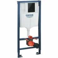 Комплект инсталляции GROHE Rapid SL 3 в 1 для подвесного унитаза, черный глянец (39940000)