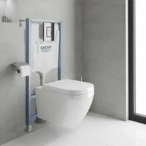Комплект инсталляции GROHE Rapid SL 3 в 1 для подвесного унитаза, черный глянец (39940000) Комплект инсталляции GROHE Rapid SL 3 в 1 для подвесного унитаза, черный глянец (39940000)
