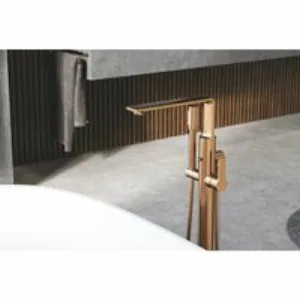 Внешняя часть смесителя для ванны GROHE Allure напольного монтажа, теплый закат матовый (25222DL1) Внешняя часть смесителя для ванны GROHE Allure напольного монтажа, теплый закат матовый (25222DL1)