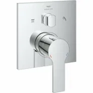 Внешняя часть смесителя для ванны GROHE Allure скрытого монтажа на 3 потребителя, квадратная, хром (29176001)