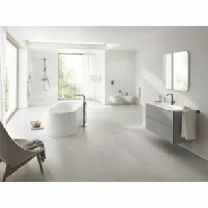 Внешняя часть смесителя для ванны GROHE Essence напольного монтажа, темный графит глянец (25248A01) Внешняя часть смесителя для ванны GROHE Essence напольного монтажа, темный графит глянец (25248A01)