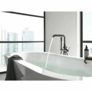 Внешняя часть смесителя для ванны GROHE Essence напольного монтажа, темный графит глянец (25248A01) Внешняя часть смесителя для ванны GROHE Essence напольного монтажа, темный графит глянец (25248A01)