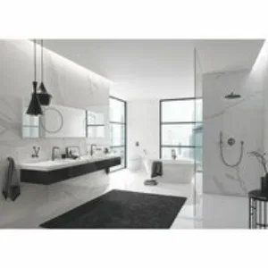 Внешняя часть смесителя для ванны GROHE Essence напольного монтажа, темный графит матовый (25248AL1) Внешняя часть смесителя для ванны GROHE Essence напольного монтажа, темный графит матовый (25248AL1)