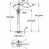 Внешняя часть смесителя для ванны GROHE Essence напольного монтажа, холодный рассвет матовый (25248GN1) Внешняя часть смесителя для ванны GROHE Essence напольного монтажа, холодный рассвет матовый (25248GN1)