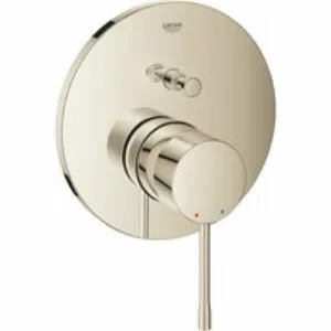 Внешняя часть смесителя для ванны GROHE Essence скрытого монтажа на 2 потребителя, круглая, никель глянец (24167BE1) Внешняя часть смесителя для ванны GROHE Essence скрытого монтажа на 2 потребителя, круглая, никель глянец (24167BE1)