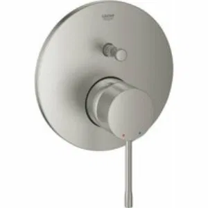 Внешняя часть смесителя для ванны GROHE Essence скрытого монтажа на 2 потребителя, круглая, суперсталь (24167DC1) Внешняя часть смесителя для ванны GROHE Essence скрытого монтажа на 2 потребителя, круглая, суперсталь (24167DC1)