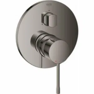 Внешняя часть смесителя для ванны GROHE Essence на 3 потребителя, темный графит глянец (24169A01) Внешняя часть смесителя для ванны GROHE Essence на 3 потребителя, темный графит глянец (24169A01)