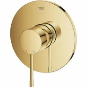 Внешняя часть смесителя для душа GROHE Essence скрытого монтажа, круглая, холодный рассвет глянец (24168GL1) Внешняя часть смесителя для душа GROHE Essence скрытого монтажа, круглая, холодный рассвет глянец (24168GL1)