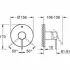 Внешняя часть смесителя для душа GROHE Essence скрытого монтажа, круглая, хром (24168001) Внешняя часть смесителя для душа GROHE Essence скрытого монтажа, круглая, хром (24168001)
