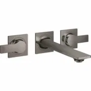 Внешняя часть смесителя для раковины GROHE Allure скрытого монтажа, на 3 отверстия, M-Size, темный графит глянец (20193A02)