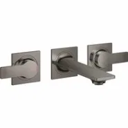 Внешняя часть смесителя для раковины GROHE Allure скрытого монтажа, на 3 отверстия, S-Size, темный графит глянец (20189A02)
