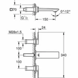 Внешняя часть смесителя для раковины GROHE Allure скрытого монтажа, на 3 отверстия, S-Size, теплый закат матовый (20189DL2) Внешняя часть смесителя для раковины GROHE Allure скрытого монтажа, на 3 отверстия, S-Size, теплый закат матовый (20189DL2)