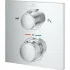 Внешняя часть термостата для ванны GROHE Allure скрытого монтажа на 2 потребителя, квадратная, хром (19446002) Внешняя часть термостата для ванны GROHE Allure скрытого монтажа на 2 потребителя, квадратная, хром (19446002)