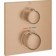 Внешняя часть термостата для душа GROHE Allure скрытого монтажа на 1 потребителя, квадратная, теплый закат матовый (19380DL2)