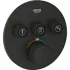 Внешняя часть термостата для душа GROHE Grohtherm SmartControl на 3 потребителя, фантомный черный (29508KF0) Внешняя часть термостата для душа GROHE Grohtherm SmartControl на 3 потребителя, фантомный черный (29508KF0)