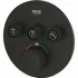 Внешняя часть термостата для душа GROHE Grohtherm SmartControl на 3 потребителя, фантомный черный (29508KF0) Внешняя часть термостата для душа GROHE Grohtherm SmartControl на 3 потребителя, фантомный черный (29508KF0)