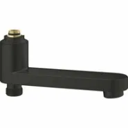 Излив для смесителей GROHE поворотный со встроенным переключателем ванна/душ, матовый черный (134502430)